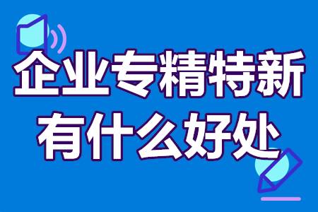 专精特新对企业有什么政策？企业专精特新有什么好处？