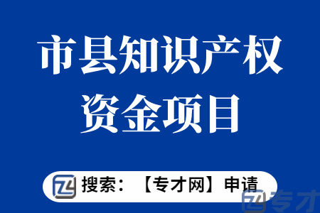 市县知识产权专项资金项目申报条件   展会知识产权保护项目申