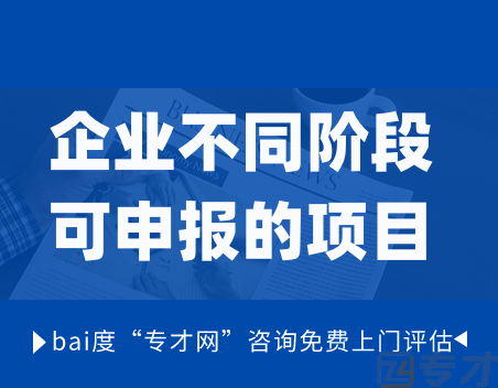 企业不同阶段可申报的项目.png